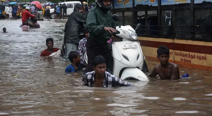 50 muertos por fuertes lluvias al sur de la India