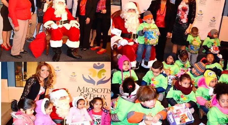 Fundación criolla en Alto Manhattan reparte juguetes a cientos de niños