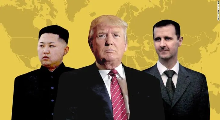 El difícil juego de estrategias de Trump en Siria y Corea del Norte