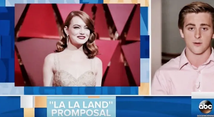 Emma Stone le respondió al joven que la invitó a su baile de graduación