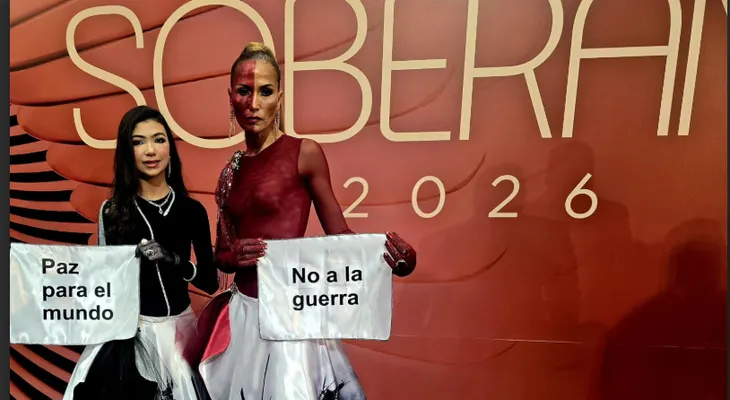 Nileny Dippton protesta en Premios Soberano con impactante performance