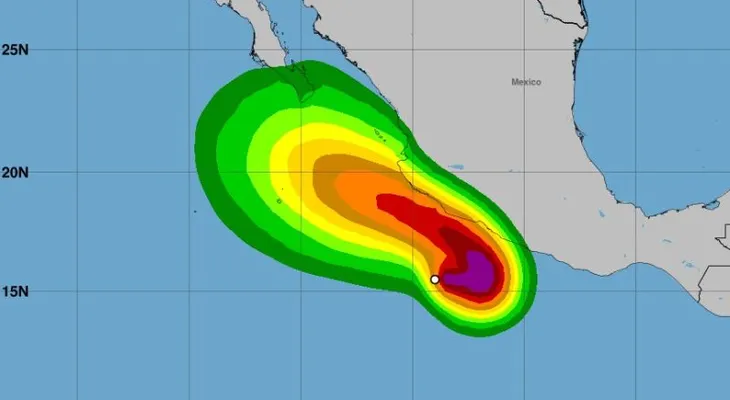 Tormenta tropical Polo se forma frente al suroeste de México y podría ser huracán categoría 3