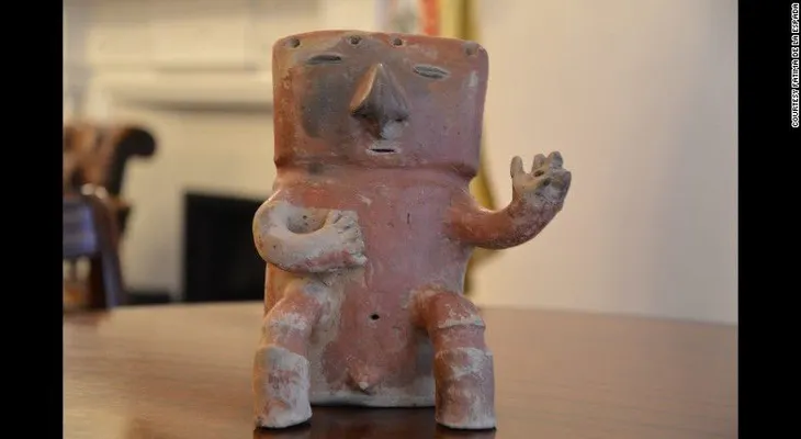 Encuentran escultura colombiana tras 8 décadas de misterio