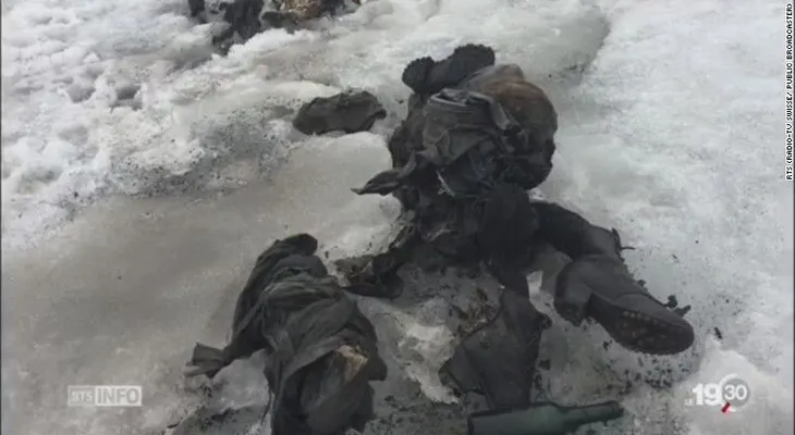 Hallan en un glaciar a una pareja suiza desaparecida hace 75 años