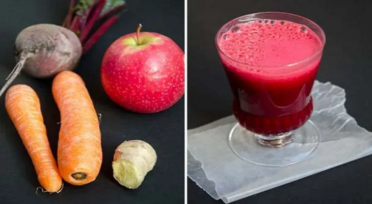 Qué sucede cuando mezclas remolacha, zanahorias y manzanas. Este jugo ayuda en muchas enfermedades.