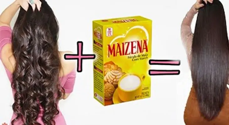 Nunca Imaginé que con Maizena podía alisar mi cabello usándola de esta forma. Es muy fácil!