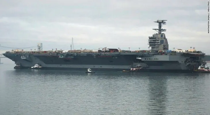 Nuevo portaaviones de 13.000 millones de dólares de EE.UU. no puede combatir
