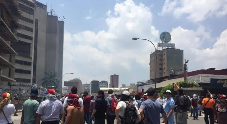 Disturbios en protestas de la oposición en Venezuela