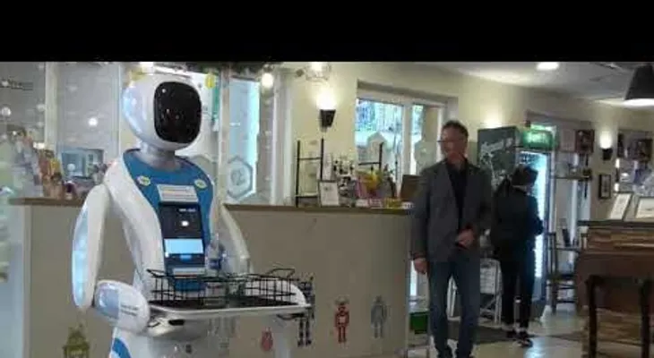 Restaurante de Hungría, es atendido por robots; te saludan y sirven los pedidos
