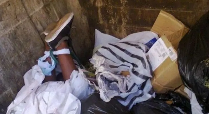 Mujer identifica como su hijo cadáver encontrado dentro de contenedor de basura