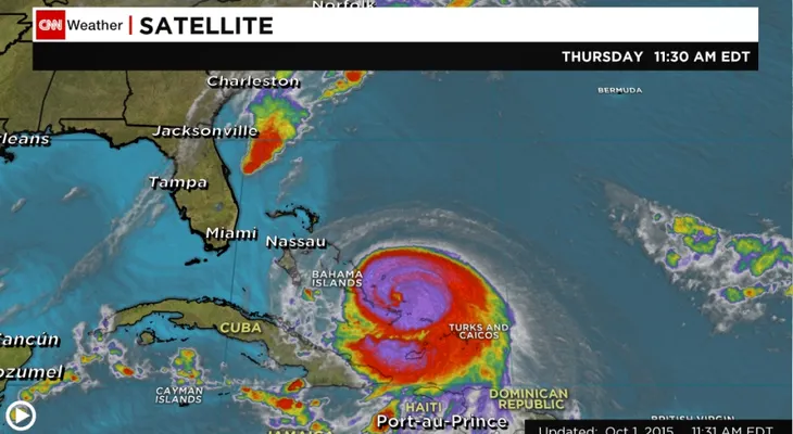 Gobernador de Nueva Jersey declara estado de emergencia anticipándose al huracán Joaquín