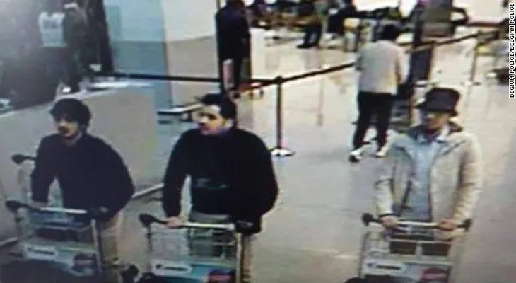 La policía belga identifica a los presuntos atacantes del aeropuerto de Bruselas