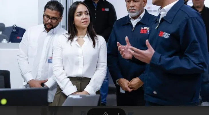 Ministra Faride Raful conoce innovaciones tecnológicas del 911
