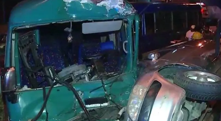  Varios heridos en accidente de tránsito entre tres vehículos en la autopista Duarte 