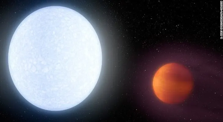 El nuevo exoplaneta es "más caliente que la mayoría de las estrellas"