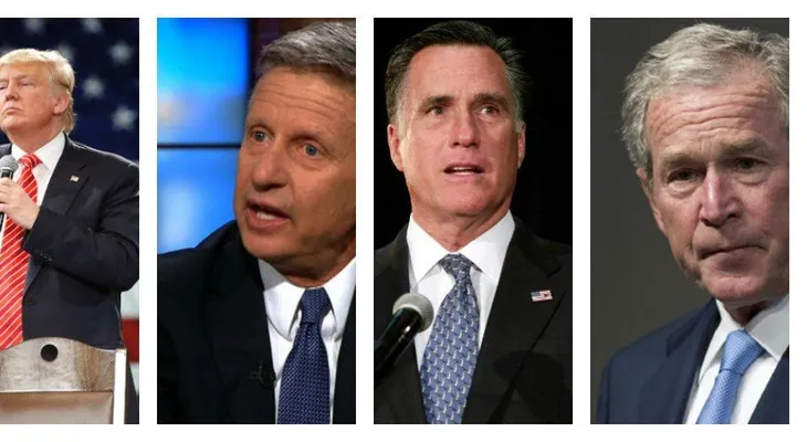 ¿Republicanos herejes o íntegros? Bush y Romney no van al baile y romancean con el Libertario
