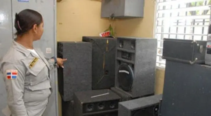 PN se incauta de142 bocinas en Santiago