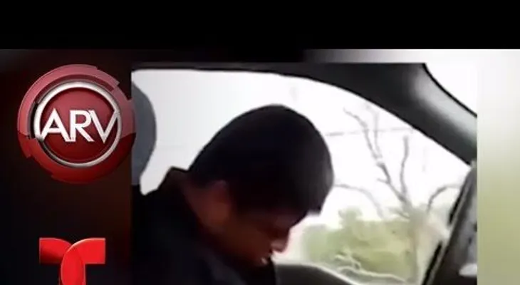 Graban policías con tremendo jumo