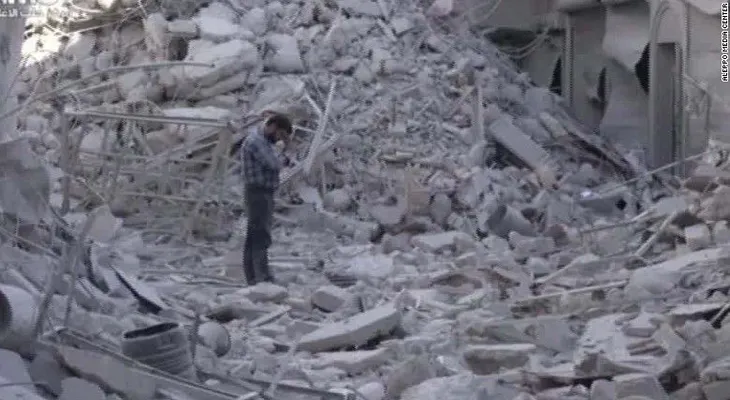 "Esto no es Pompeya, esto es Aleppo"