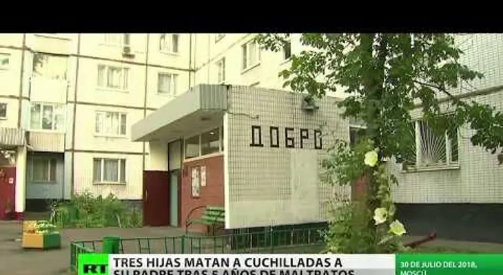 Hombre que fue asesinado por sus tres hijas en Moscú las maltrataba constantemente