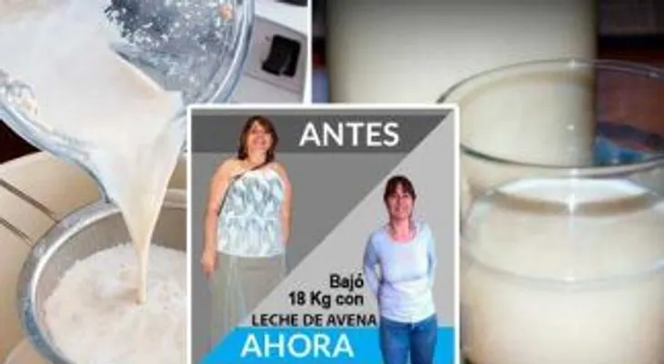 Anota: cómo preparar leche de avena para eliminar grasa y bajar de peso como loco