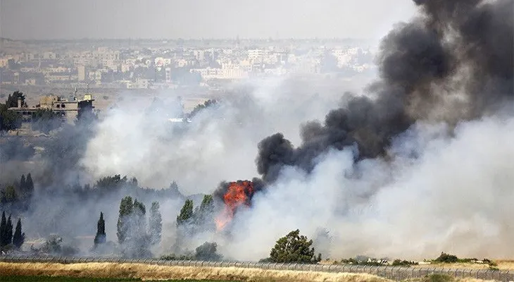 Israel bombardea las posiciones del Ejército sirio