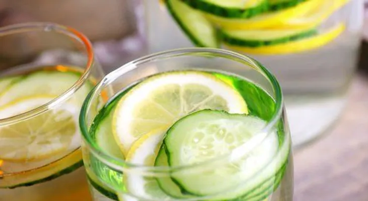 5 razones por las que deberías tomar agua con pepino y limón
