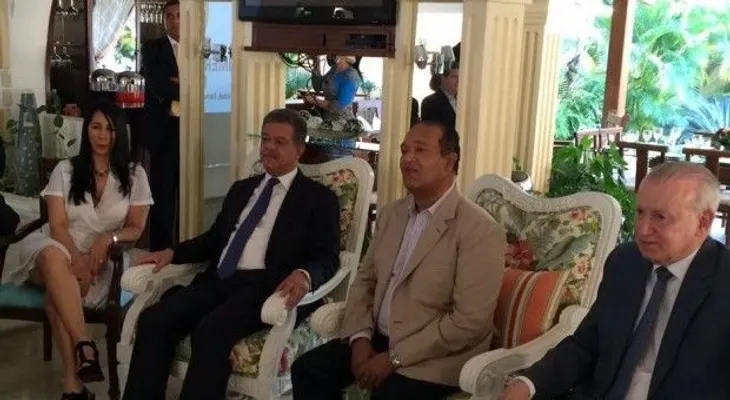 Antonio Marte recibe a Leonel Fernández y a Rafael Alburquerque