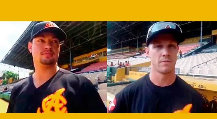 Dos jugadores de las Aguilas Cibaeñas se entraron a golpes en el partido contra el Licey