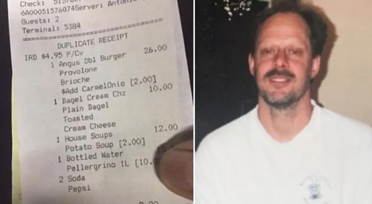 Tirador de las Vegas hizo un pedido en el hotel que desconcierta a investigadores; era para dos personas y muestran factura