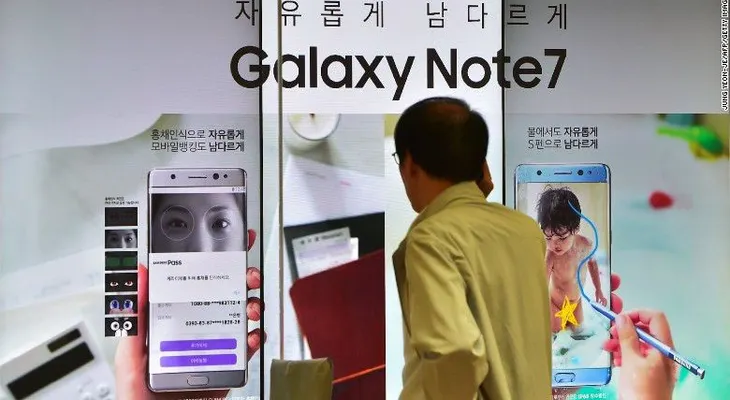 Samsung detiene la producción del Galaxy Note 7