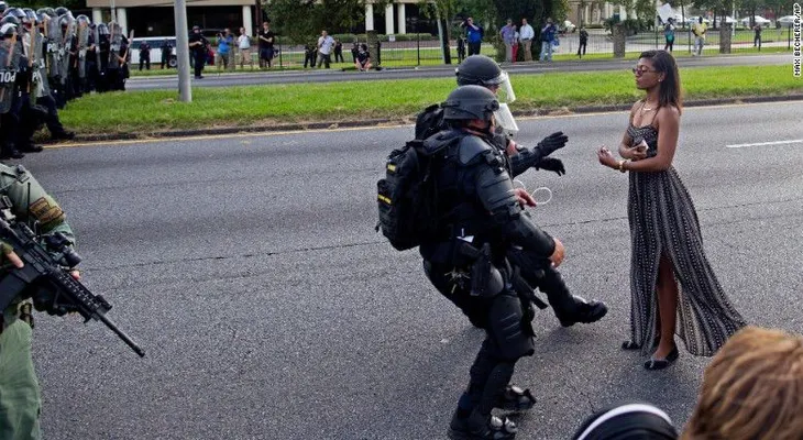 La foto de las protestas en Estados Unidos de la que todo el mundo habla