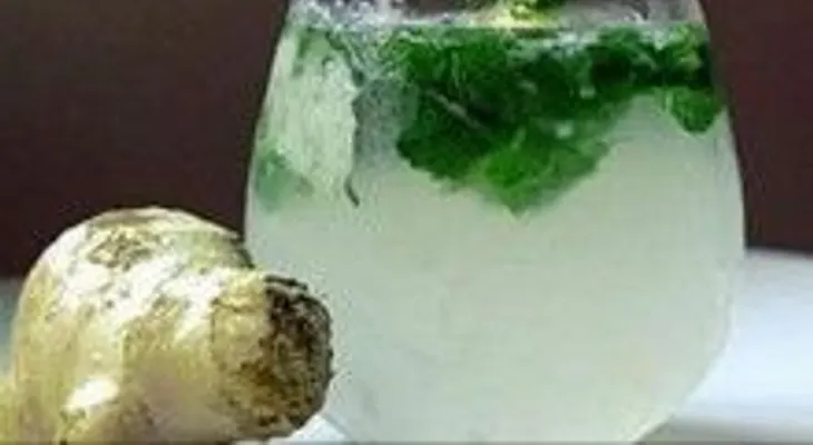 Un vientre totalmente plano: con jengibre, menta, limón y pepino 