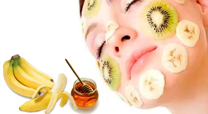 Mascarilla facial de plátano y miel