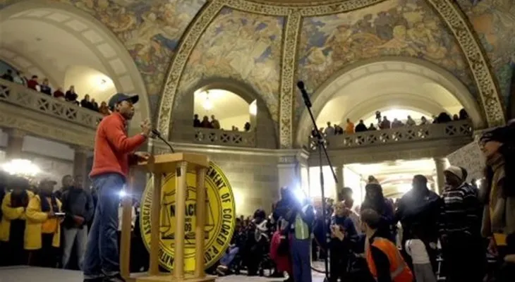 Marcha por Ferguson llega a Capitolio de Missouri 