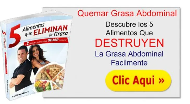  5 Excelentes alimentos para bajar grasa de la panza 