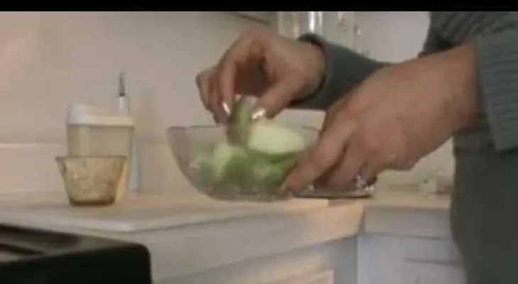 Un batido de avena y manzana verde para la salud que funciona 