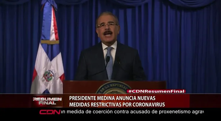Danilo anuncia otras medidas por coronavirus; aumenta a 5,000 monto tarjeta solidaridad. Aconseja quedarse en casa