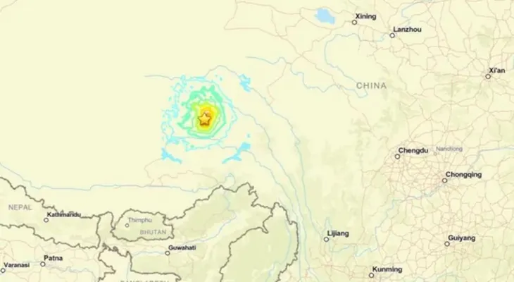 Terremoto de magnitud 7,0 en el Tíbet deja al menos 16 muertos y 32 heridos