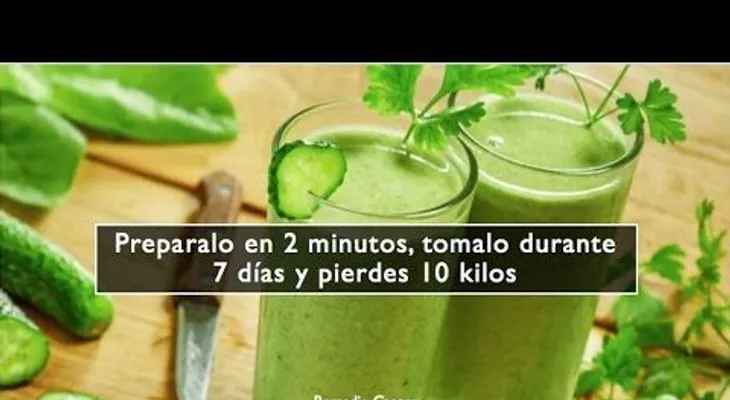 Tómalo por 7 días y pierdes 10 kilos