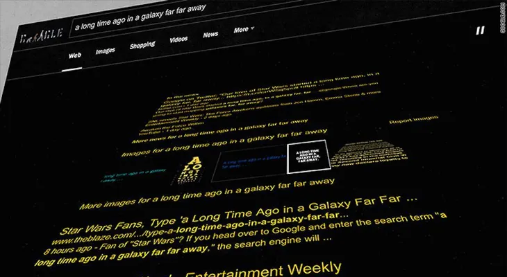 Esta frase secreta te mostrará una sorpresa de Star Wars en Google