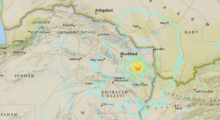 Se registra sismo de magnitud 6,1 en Irán