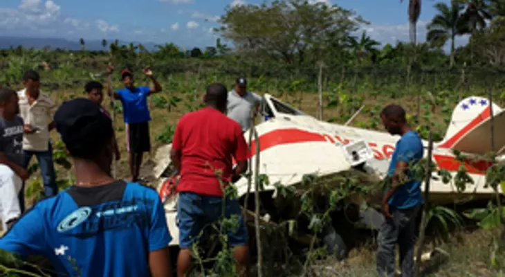 Se estrella avioneta y muere piloto José Ernesto Rosario, en Villa Tapia