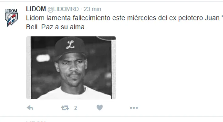 Juan Bell: fallece ex pelotero de Grandes Ligas 