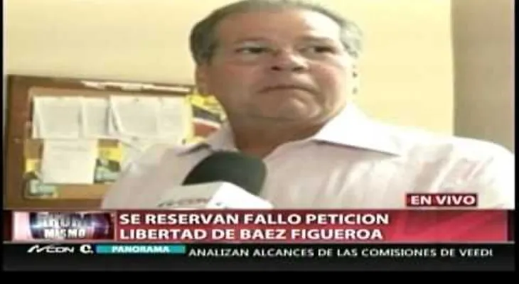 Tribunal se reserva fallo sobre pedido de libertad de Báez Figueroa 