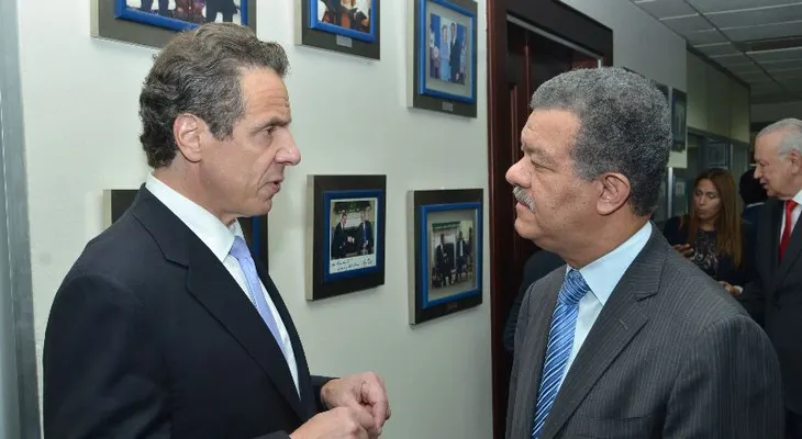 Leonel Fernández recibe en Funglode al gobernador de NY
