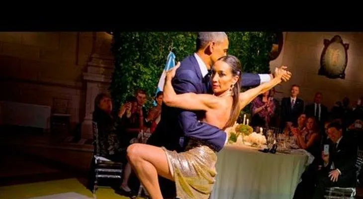 ¿El tango con Obama le causa problemas a la bailarina con su pareja? (Video completo)