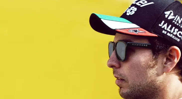 "Checo" Pérez rompe con un patrocinador por un desafortunado tuit sobre el muro