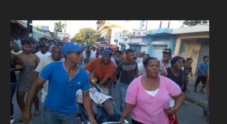 Matan a Cesario Deogracia Trinidad  durante protestas en Las Terrenas; cinco heridos
