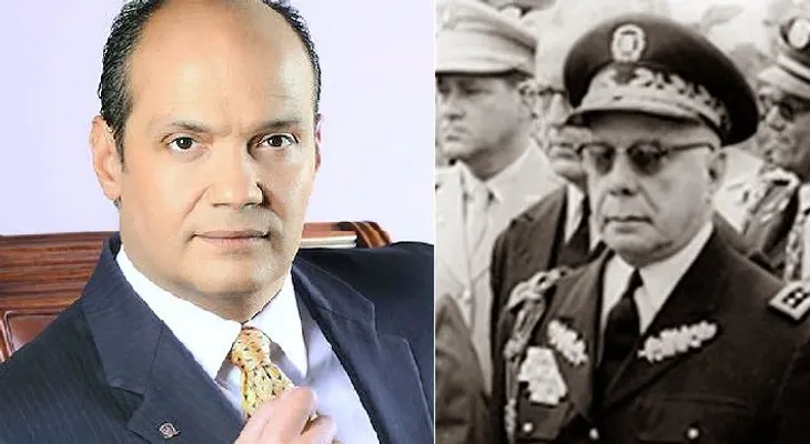 Trujillo y su nieto al desnudo